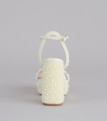 Here Comes The Glow Pearl Heels