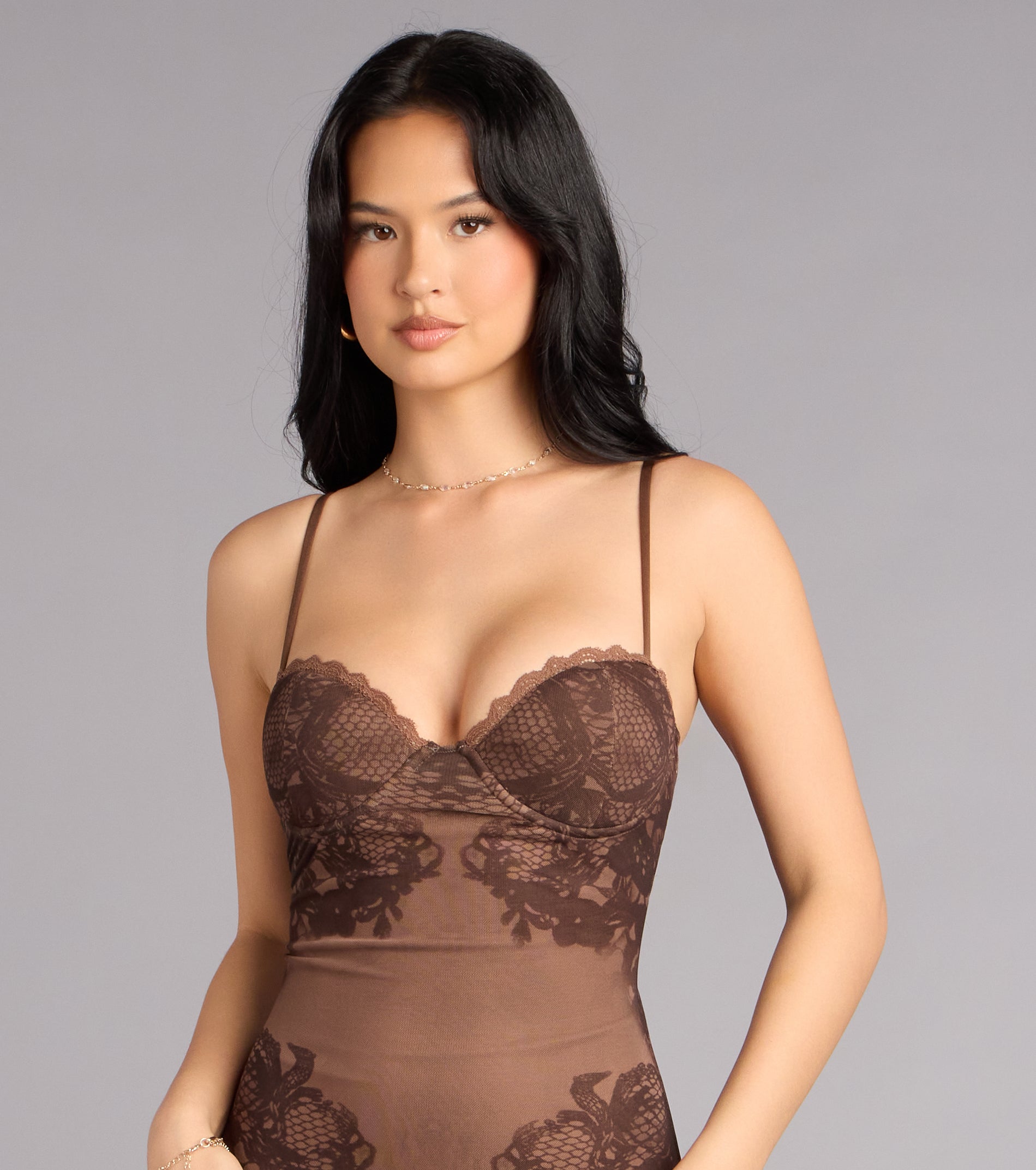 Florence Mesh Lace Mermaid Formal Dress