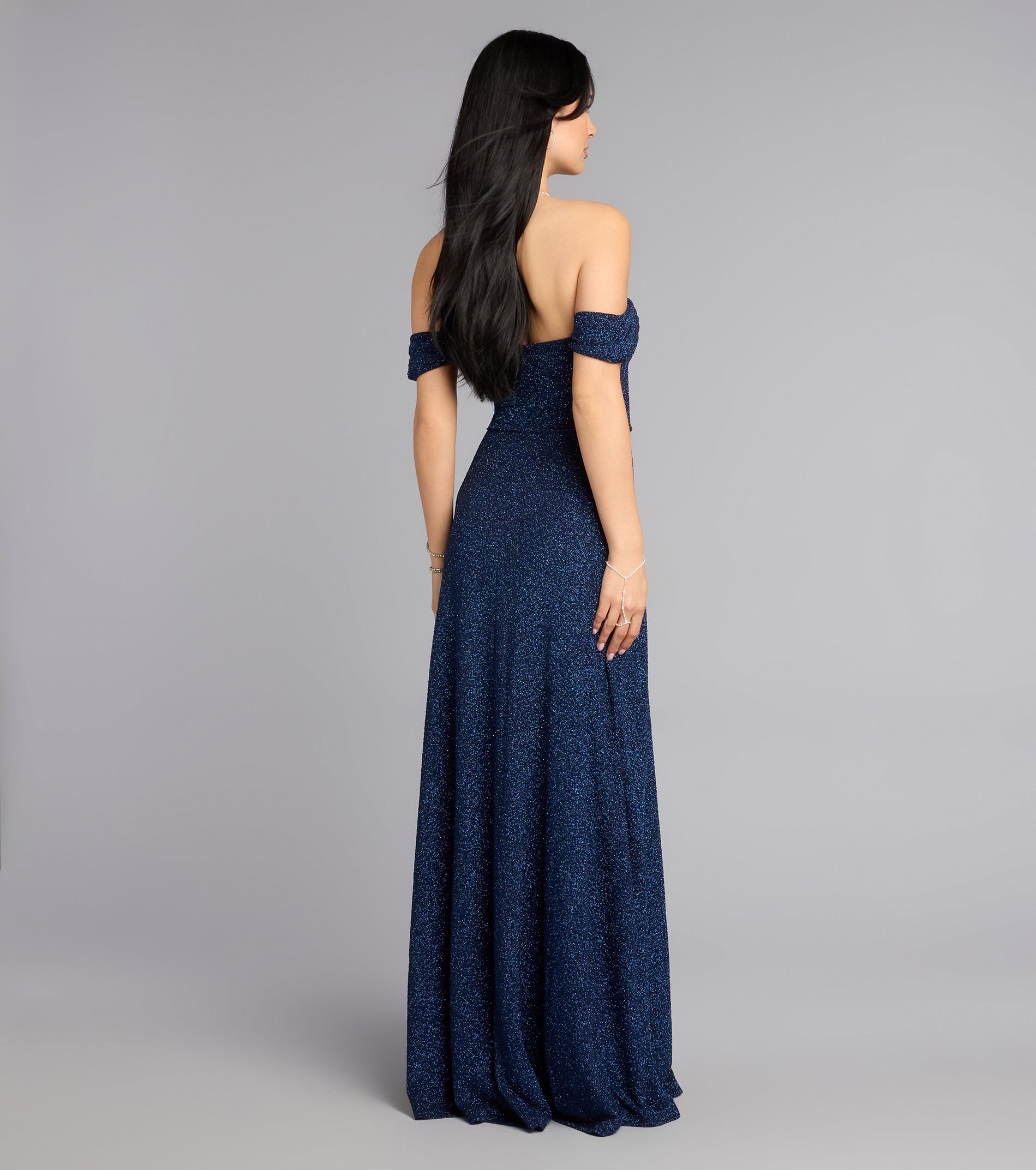 Hope Glitter A-Line Formal Dress