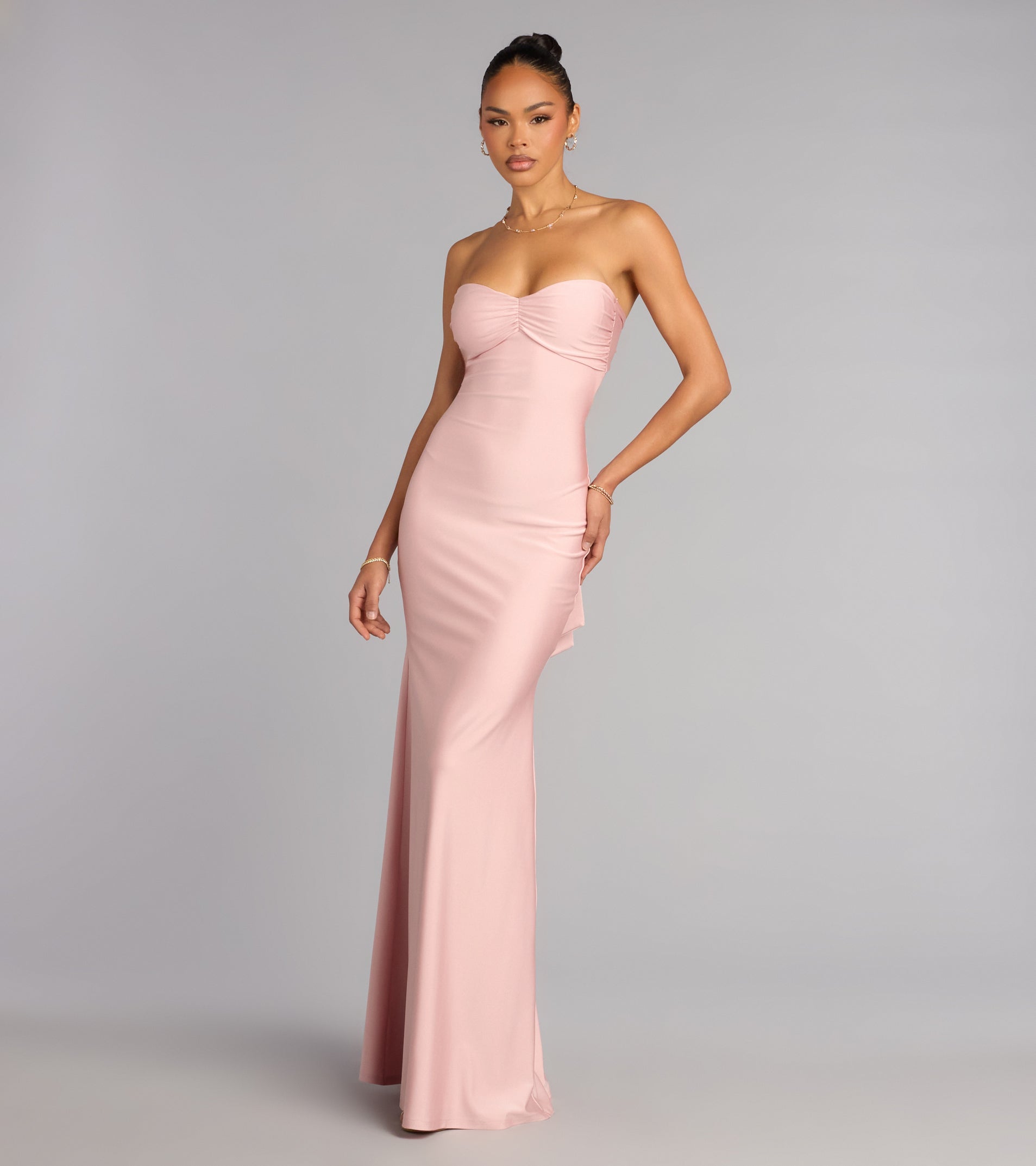 Monae Tie-Back Mermaid Formal Dress