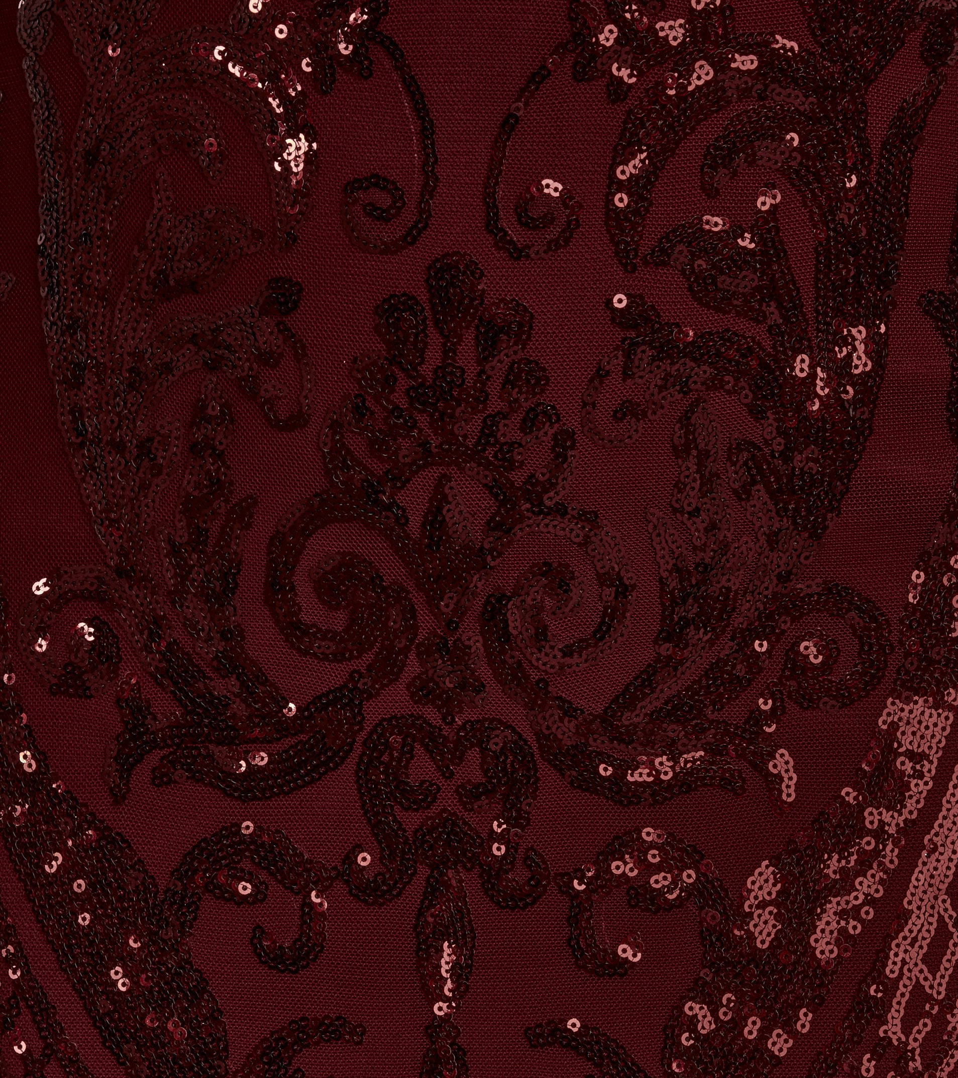 Ray Sequin Tie-Back Formal Dress