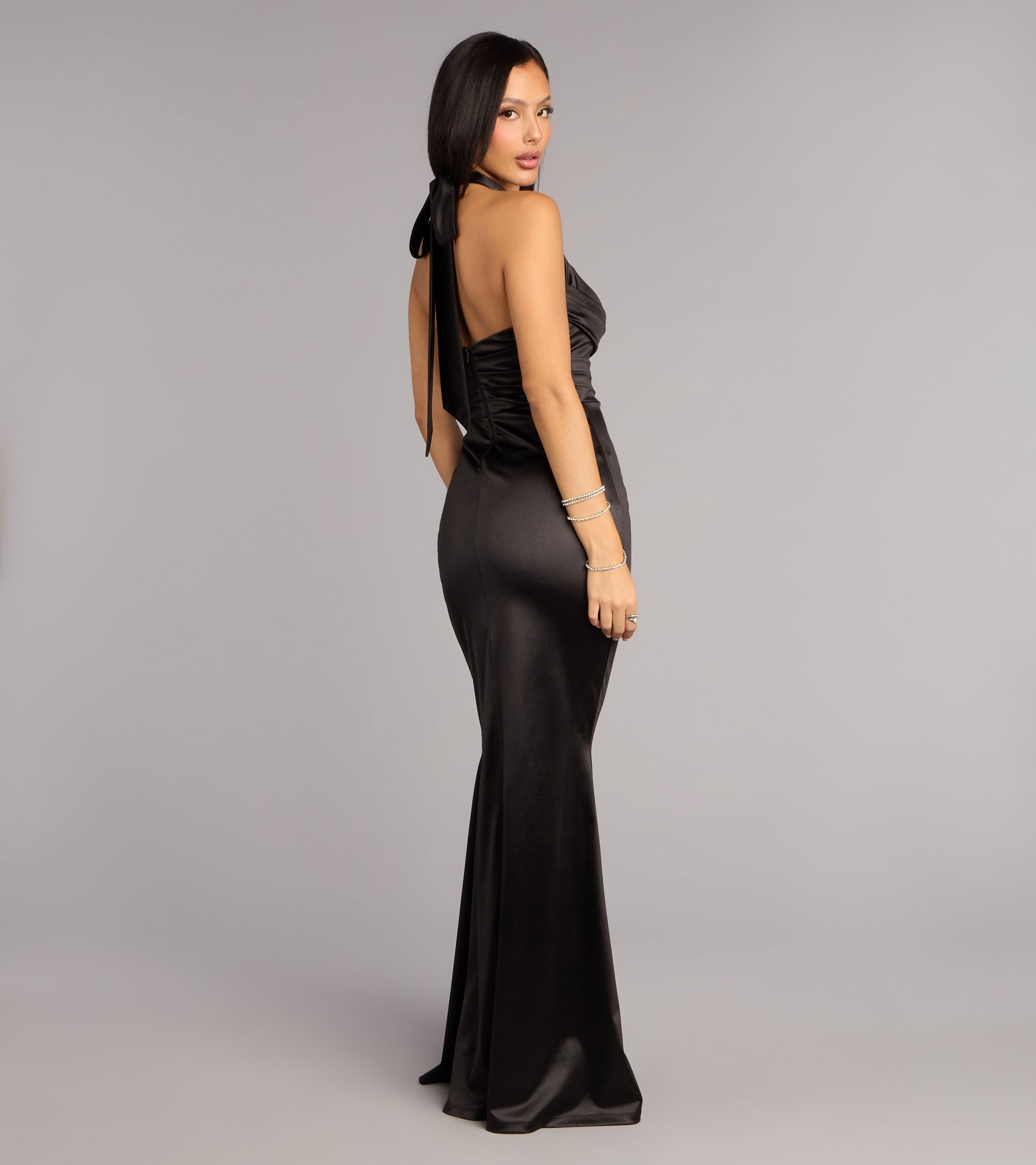 Liza Satin Mermaid Formal Dress