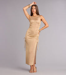 Dinner Plans Sleeveless Maxi Dress