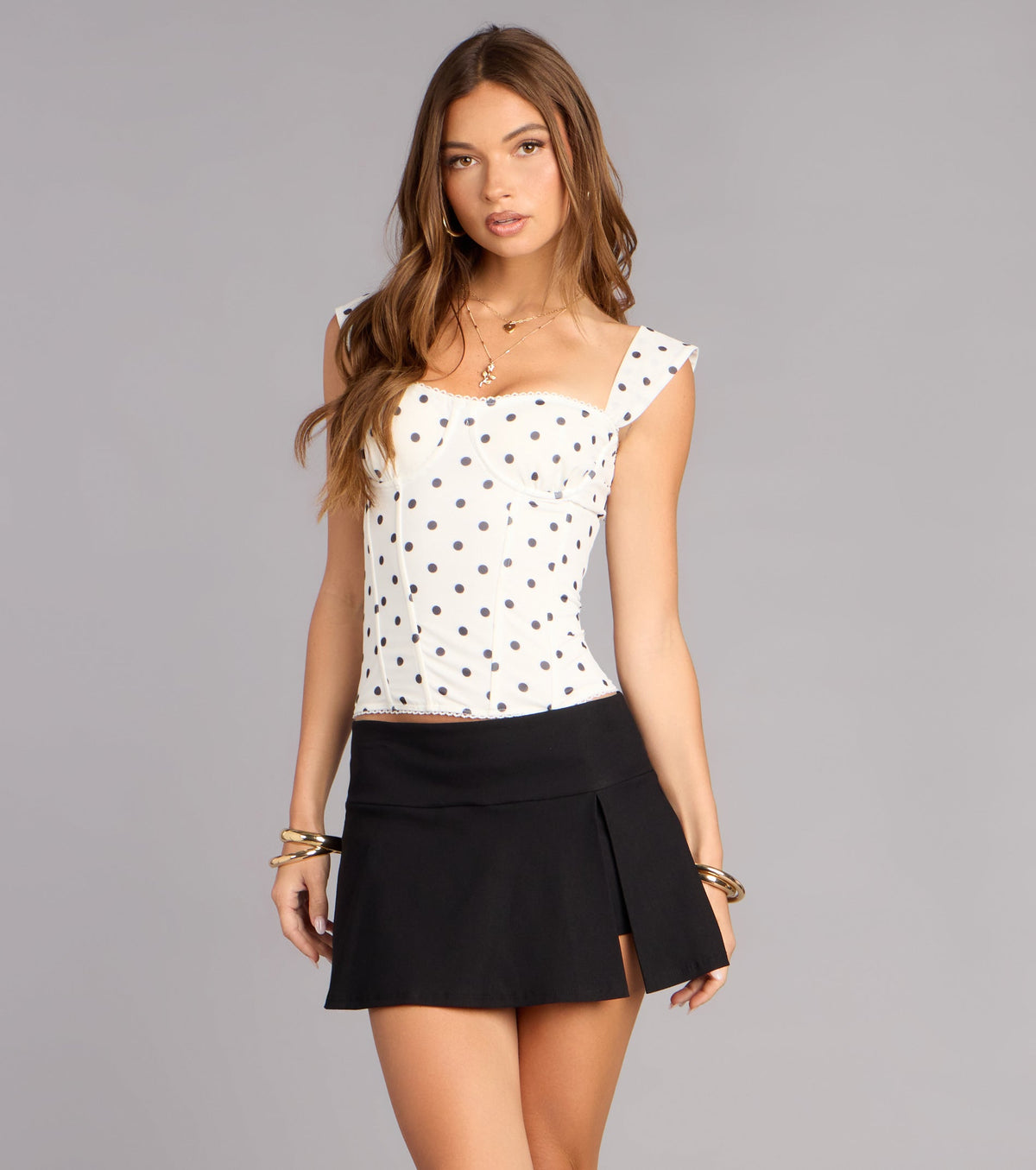 Off Duty Attitude Pleated Skort