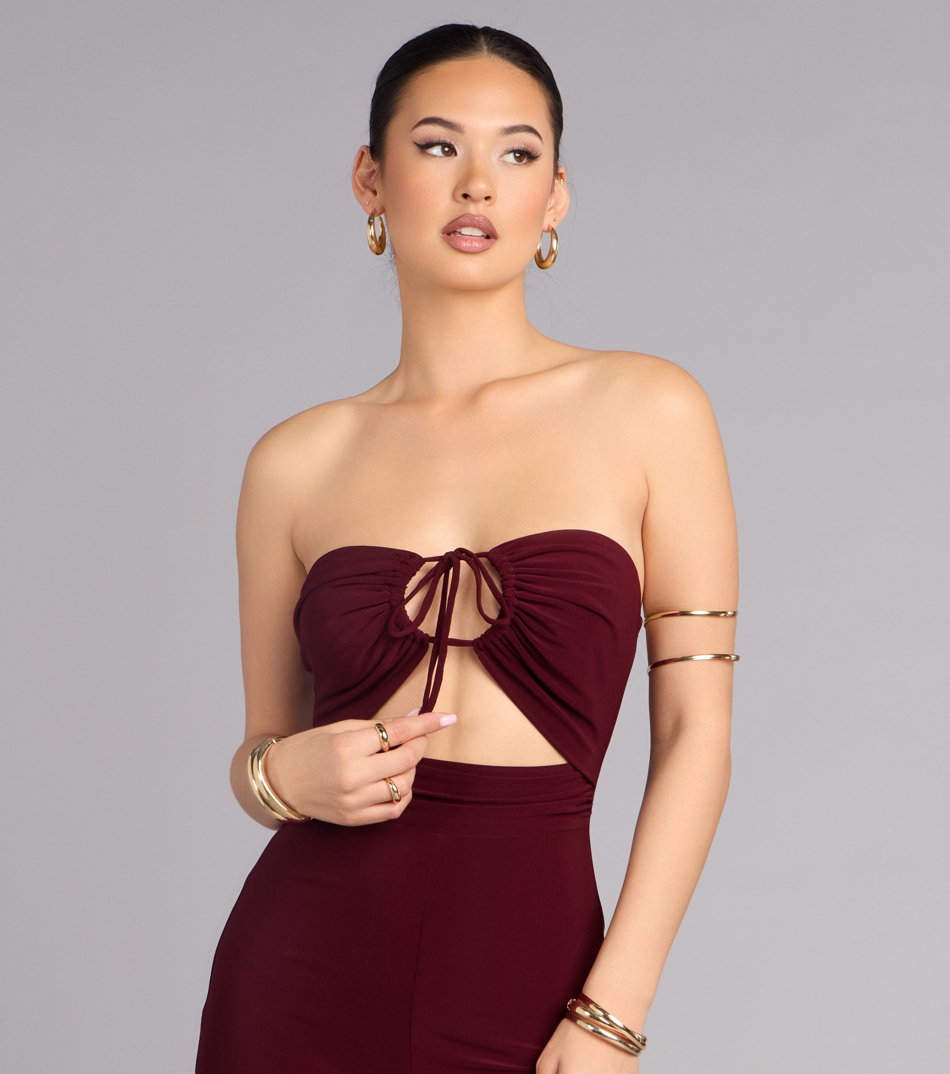 Dressy Plans Cutout Jumpsuit