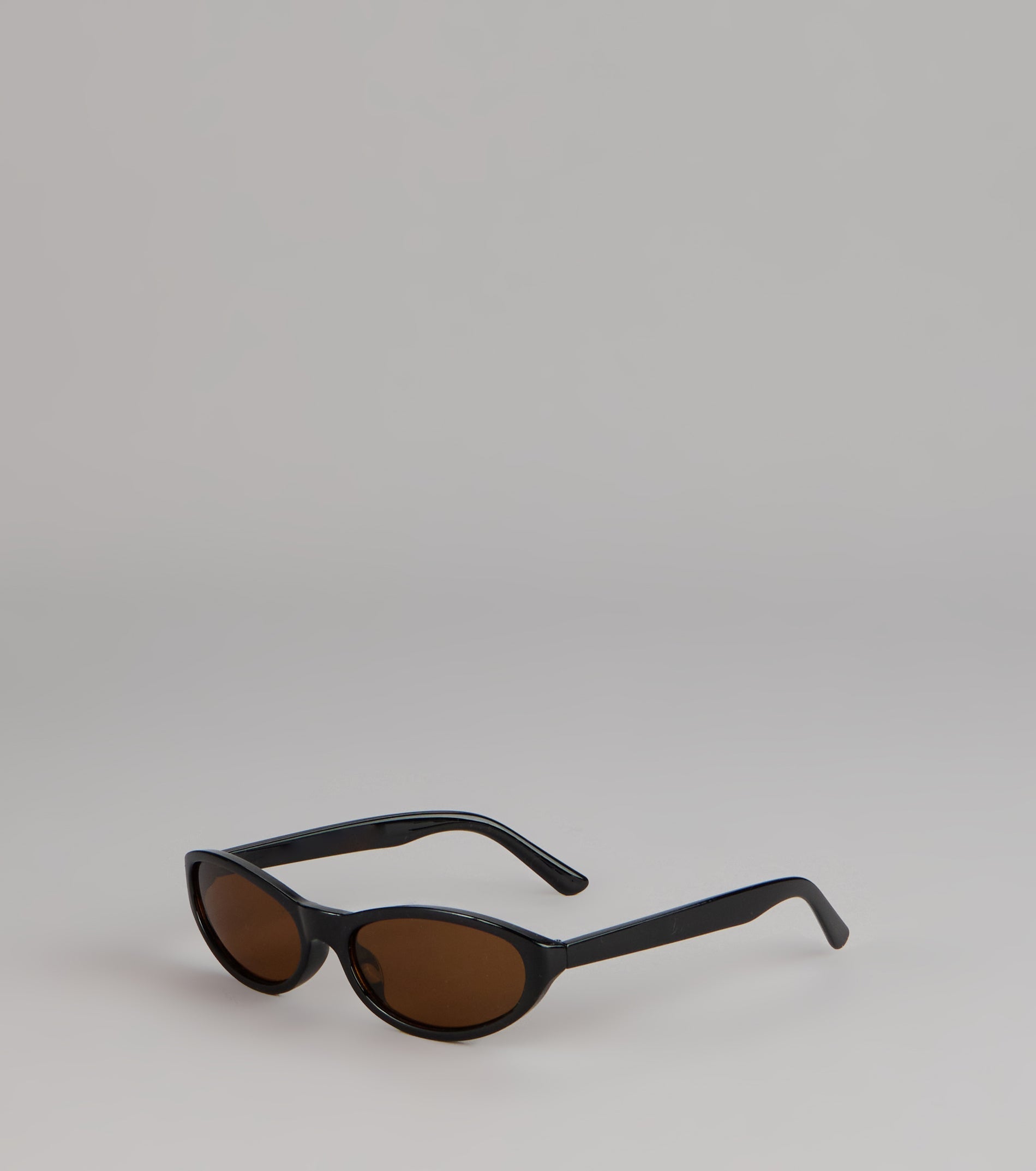 Minimalist Sleek Oval Sunglasses