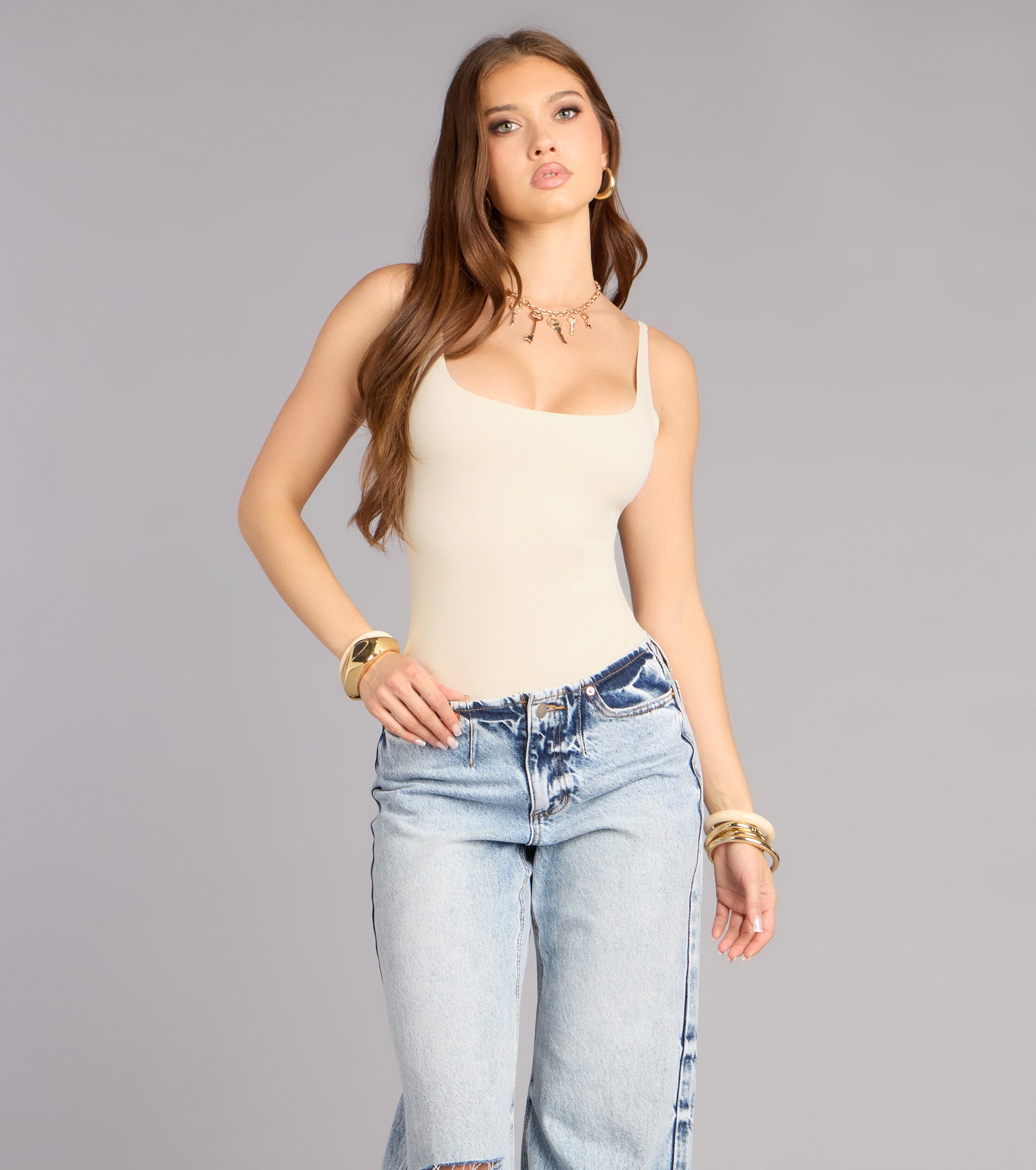 Second Skin Square Neck Bodysuit