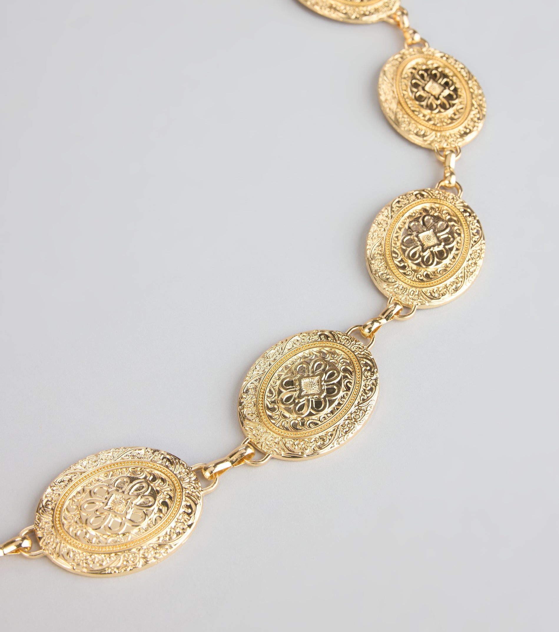 Golden Hour Muse Concho Chain Belt