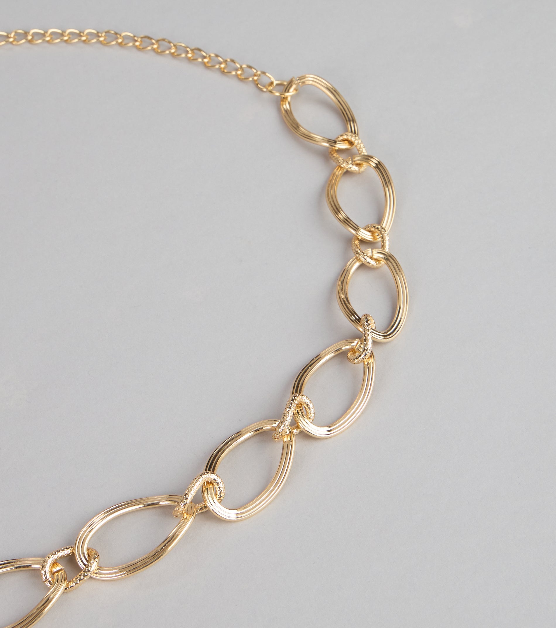 Easy Polish Diamond Cut Chain Belt