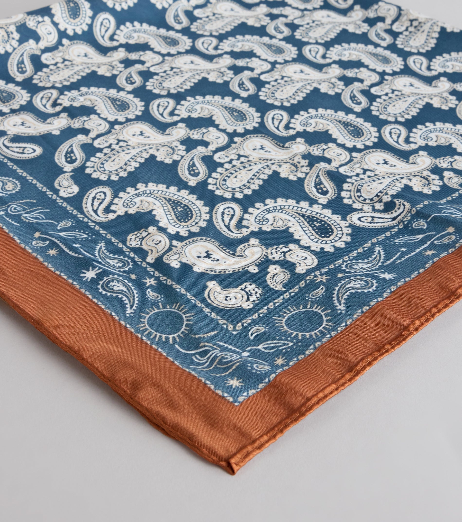 Elevated It Girl Paisley Satin Scarf