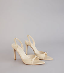 RSVP Ready Slingback Stiletto Heels