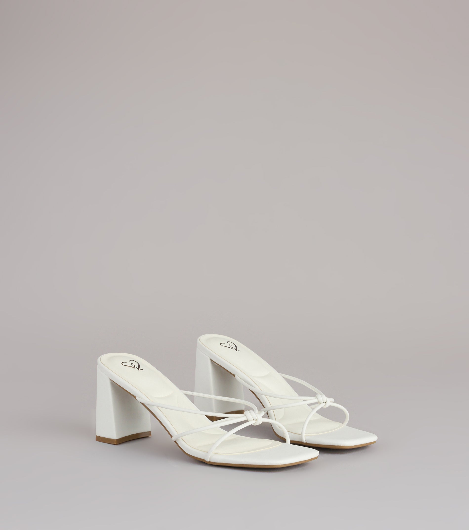 Fashion Fix Knotted Block Heel Mules