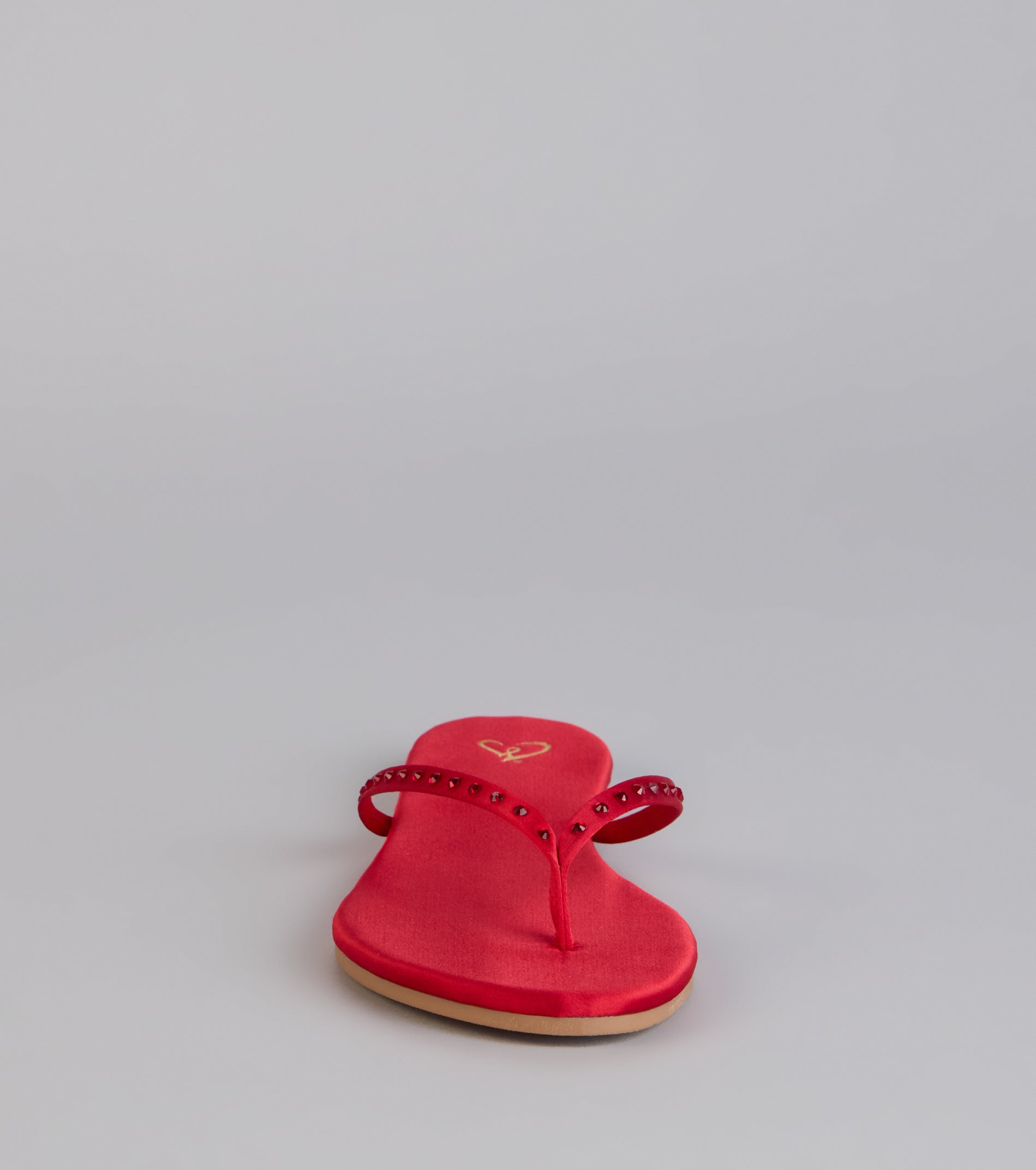 Casual Glow Satin Thong Sandals