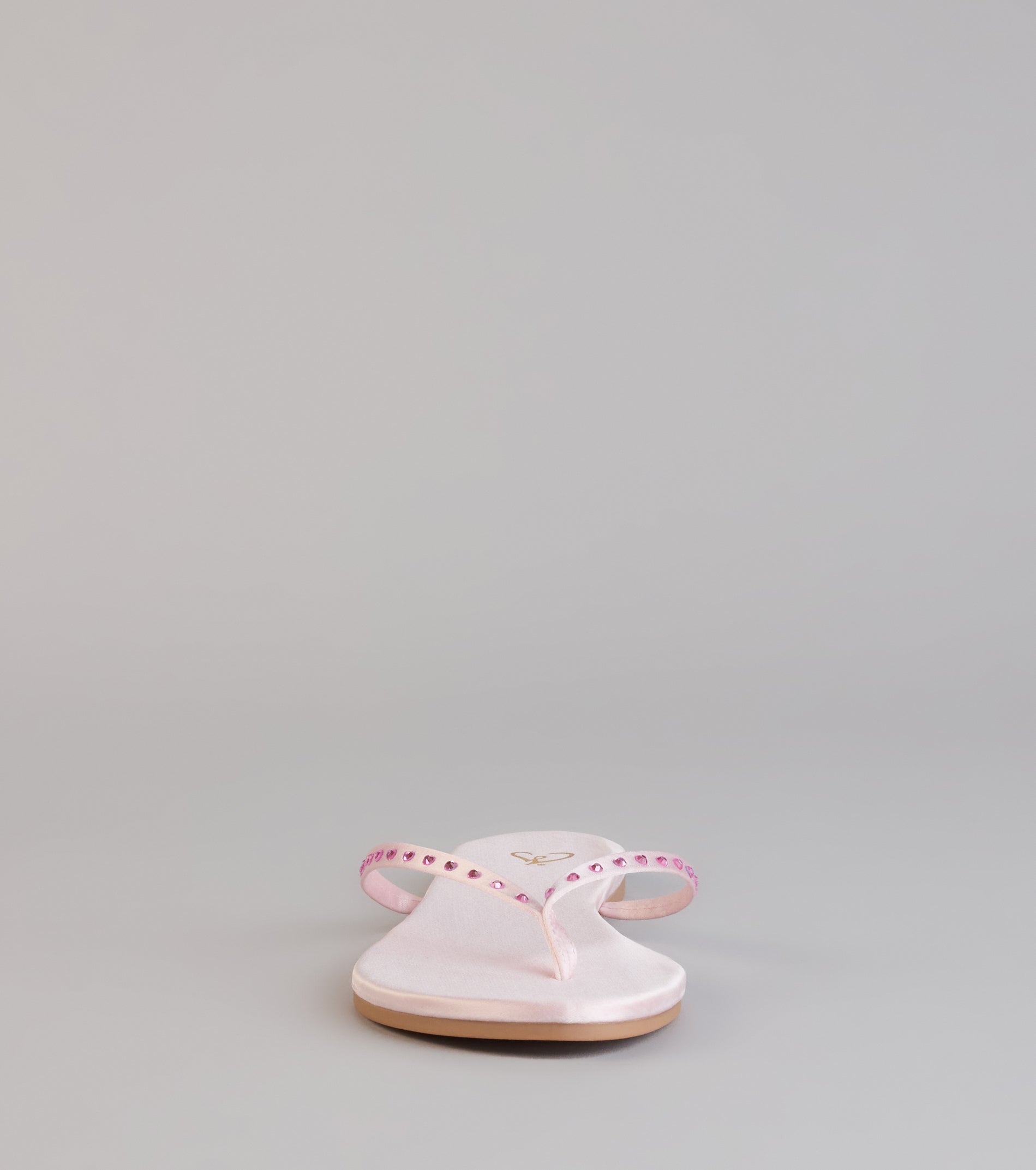 Casual Glow Satin Thong Sandals