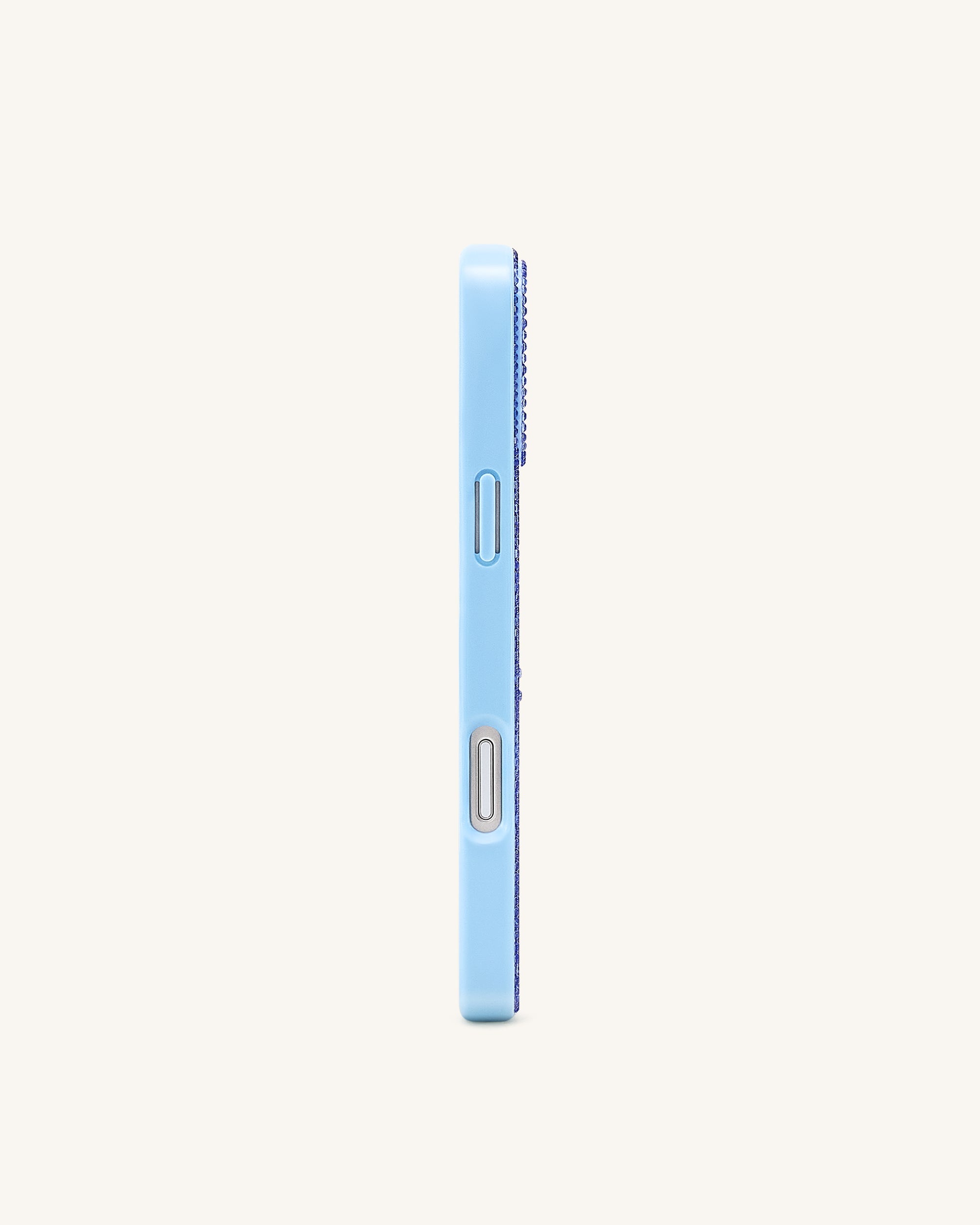 Christmas Tree Bling Phone Case - Light Blue