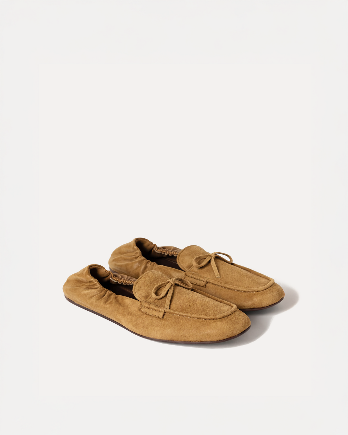 Hazel Bow Loafers – Brown